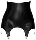 LateX Szeroki Pas Do Pończoch Czarny M - Klasyczny, Lateksowy Model Late X