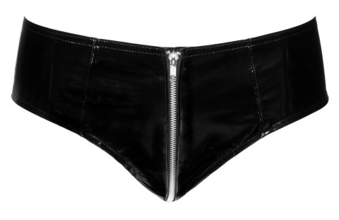 Black Level Majtki Vinyl XL z metalowym suwakiem, czarne Black Level