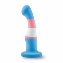 Blush Avant Pride True Blue silikonowy model z przyssawką 17 cm