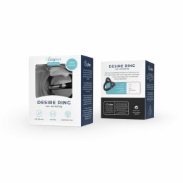 EasyToys Elastyczny silikonowy pierścień anatomiczny na krocze czarny