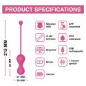 Magic Motion Smart Kegel Master Balls Pink - Trening mięśni dna miednicy z aplikacją