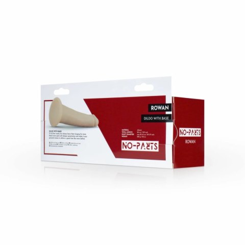 NO-PARTS Rowan 20 cm - silikonowy model intymny z przyssawką