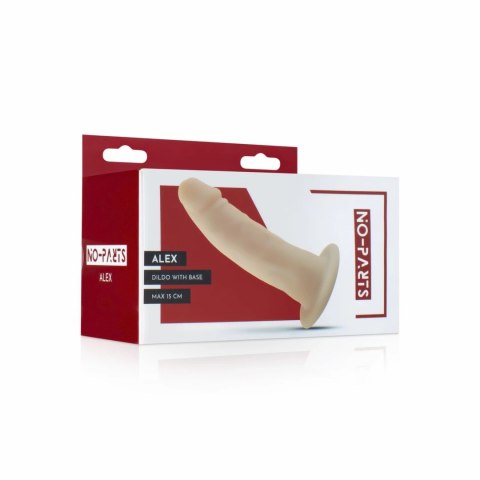 No-Parts Alex - Model silikonowy 15 cm z przyssawką, anatomiczny