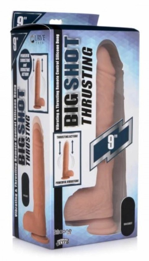 Ouch! Model XL - Wibrująca maszyna intymna z przyssawką i pilotem bezprzewodowym