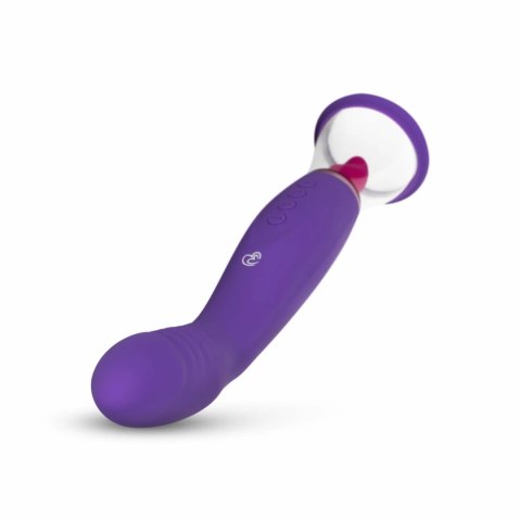 Satisfyer Pleasure Pump G-Spot Vibrator Fioletowy 2 Nasadki USB