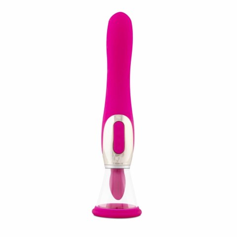Teazers Pleasure Pump Pink - Pompa Intymna z Wibratorem G-Spot 2w1