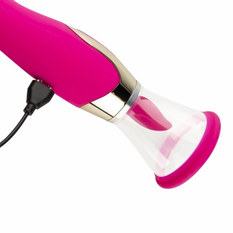 Teazers Pleasure Pump Pink - Pompa Intymna z Wibratorem G-Spot 2w1