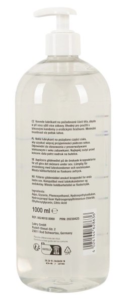 Just Glide Anal 1L - Wegański żel nawilżający do masażu na bazie wody Just Glide