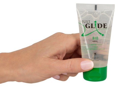 Just Glide Bio Anal Żel nawilżający wodny 50ml - formuła organiczna Just Glide