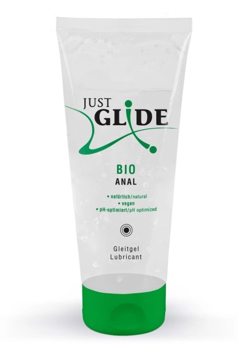 Just Glide Bio Anal żel intymny wodny 200ml ekologiczny, bezzapachowy Just Glide