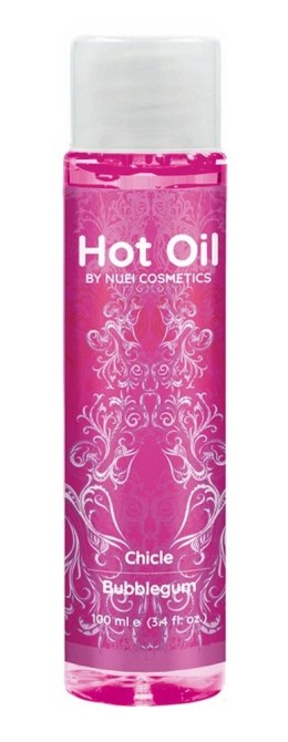 NUEI Hot Oil Olejek do Masażu Guma Balonowa 100ml, rozgrzewający NUEI