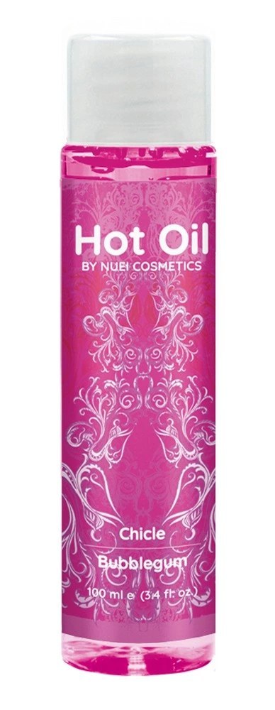 NUEI Hot Oil Olejek do Masażu Guma Balonowa 100ml, rozgrzewający NUEI