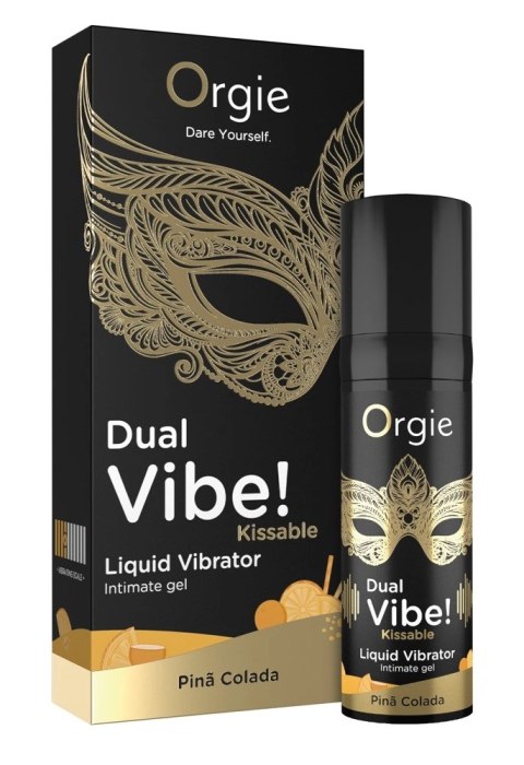 Orgie Dual Vibe Żel intymny o zapachu Pina Colada 15ml Orgie