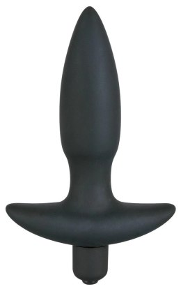 Black Velvets model 13cm - kompaktowa wtyczka analna z wibracją i uchwytem Black Velvets
