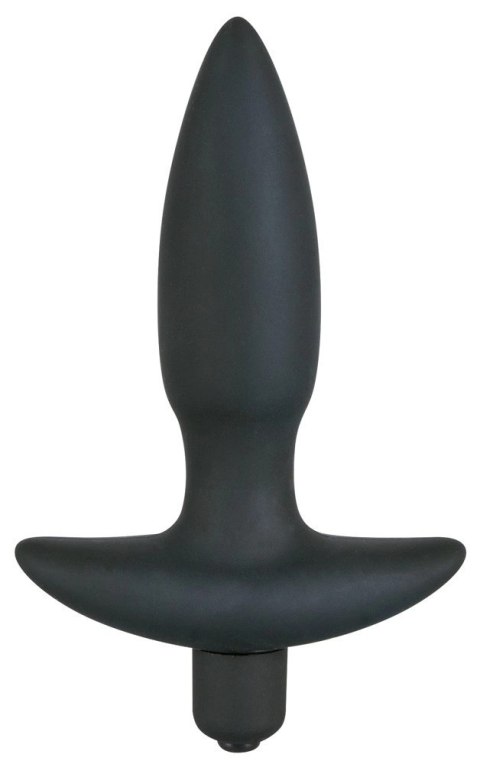 Black Velvets model 13cm - kompaktowa wtyczka analna z wibracją i uchwytem Black Velvets