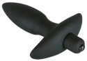 Black Velvets model 13cm - kompaktowa wtyczka analna z wibracją i uchwytem Black Velvets