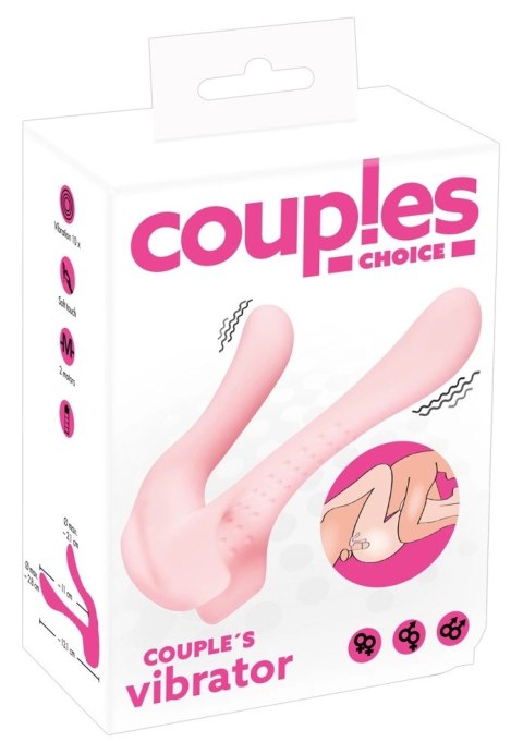 Couples Choice Wibrator Partnerski Rożowy 10 Trybow USB 13,1 cm Couples Choice