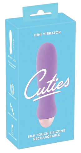 Cuties Mini Wibrator Fioletowy 7 Trybow Kompaktowy USB 12,5 cm Cuties