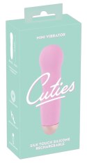 Cuties Mini Wibrator Rożowy 7 Trybow Wodoodporny 12,4 cm USB Cuties