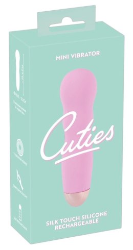 Cuties Mini Wibrator Rożowy 7 Trybow Wodoodporny 12,4 cm USB Cuties