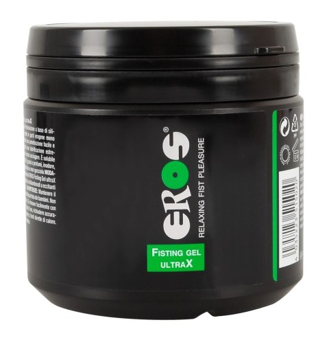 EROS UltraX Silikonowo-Wodny Żel Intymny 500 ml, długotrwały poślizg Eros