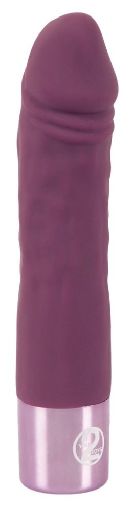 Elegant Series Mini Vibe fioletowy 14,3 cm - 15 trybow, ładowalny Elegant Series