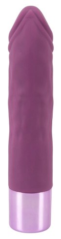 Elegant Series Mini Vibe fioletowy 14,3 cm - 15 trybow, ładowalny Elegant Series