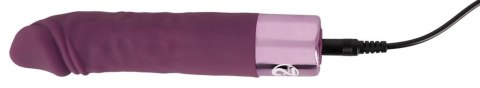 Elegant Series Mini Vibe fioletowy 14,3 cm - 15 trybow, ładowalny Elegant Series