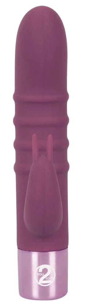 Elegant Series Rabbit Vibe Fioletowy 15 trybow - silikonowy, ładowalny Elegant Series