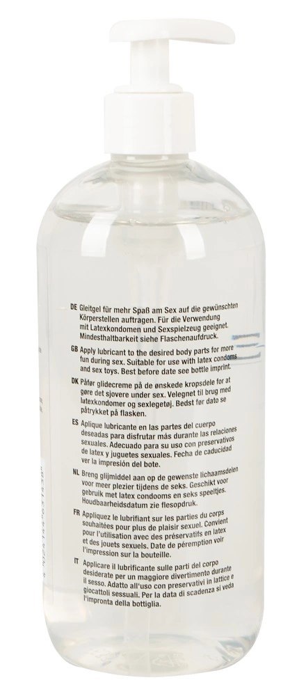 Just Glide Anal żel nawilżający na bazie wody 500ml, formuła wegańska Just Glide
