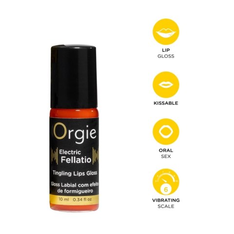Orgie Plumping Gloss Błyszczyk do ust z efektem mrowienia 10 ml Orgie