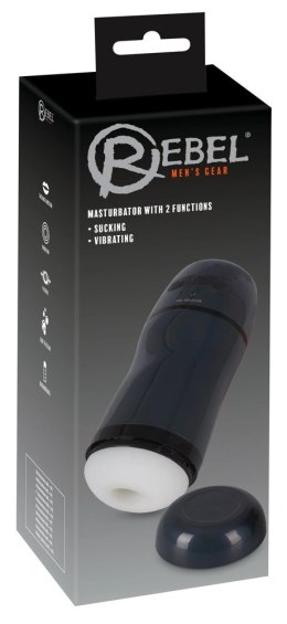 Rebel Intimate Device Vibration & Suction Czarny 21,8 cm - podręczny model Rebel