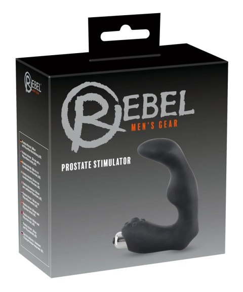 Rebel L-Shape Czarny - Wibrująca Maszyna Intymna do Masażu Prostaty Rebel