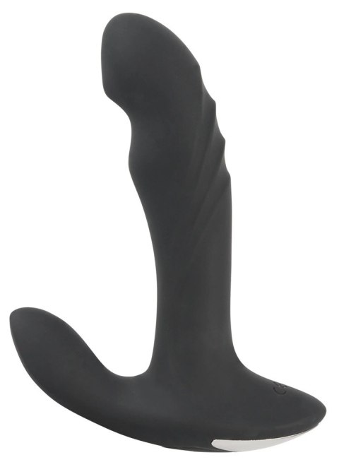 Rebel Plug Pro - Czarny model z masażerem krocza, 16,6 cm, 3 funkcje Rebel