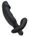 Rebel Prostata Black - Model z stymulatorem krocza, silikonowy, 15 cm Rebel