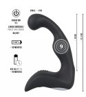 Rebel Prostaty Zakrzywiony Wibrator Czarny 9 Trybow Ładowalny 14,6cm Rebel
