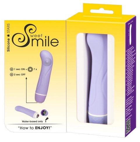 Sweet Smile Mini Fioletowy Model G - Kompaktowy Wibrator 7 Trybow Sweet Smile