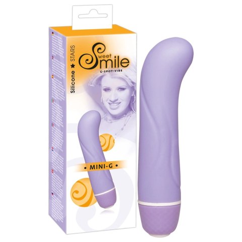 Sweet Smile Mini Fioletowy Model G - Kompaktowy Wibrator 7 Trybow Sweet Smile