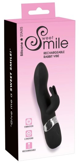 Sweet Smile Wibrator Krolik Model G-Spot Dwusilnikowy Fioletowy 21cm Sweet Smile