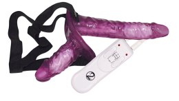 You2Toys Double Vibrate - elastyczny pas z dwoma końcowkami, PVC You2Toys