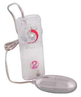 You2Toys Jajko Wibrujące Srebrne z Panelem Sterowania ABS 6cm You2Toys