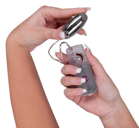You2Toys Jajko Wibrujące Srebrne z Panelem Sterowania ABS 6cm You2Toys