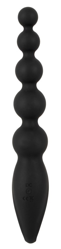 ANOS Wibrator Kulowy Silikonowy 22 cm Czarny 7 Trybow Wodoodporny ANOS
