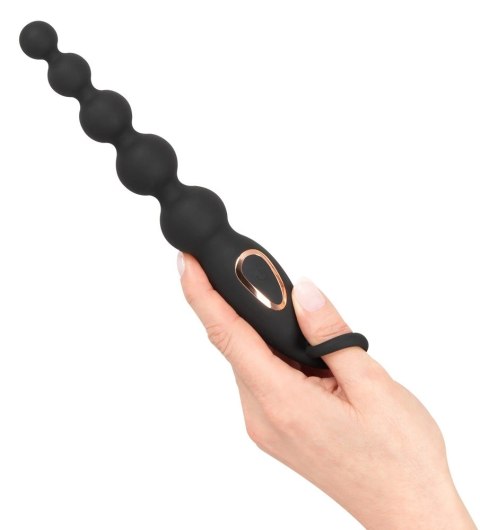 ANOS Wibrator Kulowy Silikonowy 22 cm Czarny 7 Trybow Wodoodporny ANOS