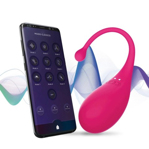 Adrien Lastic Palpitation Rożowe Jajeczko Aplikacja Bluetooth 18cm Adrien Lastic