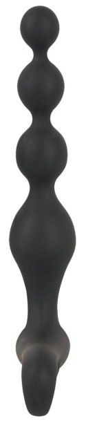 Black Velvets Model 552955 - Silikonowe koraliki z 10 trybami wibracji, czarne Black Velvets