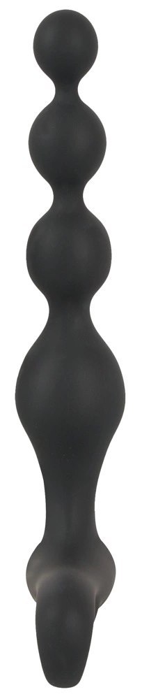 Black Velvets Model 552955 - Silikonowe koraliki z 10 trybami wibracji, czarne Black Velvets