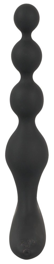 Black Velvets Model 552955 - Silikonowe koraliki z 10 trybami wibracji, czarne Black Velvets