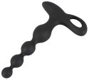 Black Velvets Model 552955 - Silikonowe koraliki z 10 trybami wibracji, czarne Black Velvets
