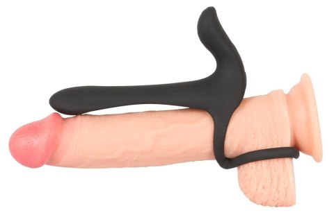 Black Velvets Pierścień wibrujący silikonowy 14 cm czarny USB wodoodporny Black Velvets